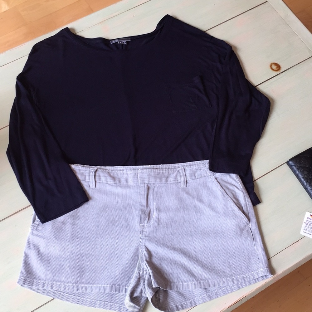 Joie Seersucker shorts